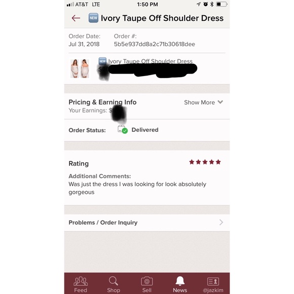 🔥 Love Catcher - Lace Off Shoulder Dress - Picture 6 of 7